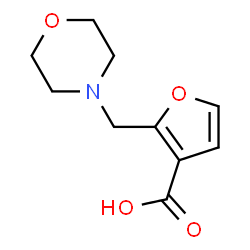 ChemSpider 2D Image | 2-(4-Morpholinylmethyl)-3-furoic acid | C10H13NO4