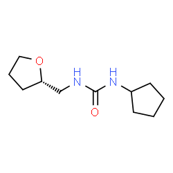ChemSpider 2D Image | 1-Cyclopentyl-3-[(2S)-tetrahydro-2-furanylmethyl]urea | C11H20N2O2