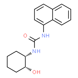 ChemSpider 2D Image | 1-[(1S,2R)-2-Hydroxycyclohexyl]-3-(1-naphthyl)urea | C17H20N2O2