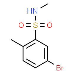 ChemSpider 2D Image | 5-Bromo-N,2-dimethylbenzenesulfonamide | C8H10BrNO2S