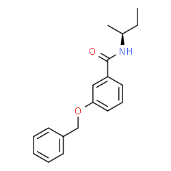 ChemSpider 2D Image | 3-(Benzyloxy)-N-[(2S)-2-butanyl]benzamide | C18H21NO2