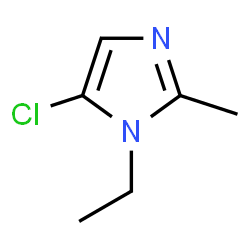 ChemSpider 2D Image | 5-CHLORO-1-ETHYL-2-METHYLIMIDAZOLE | C6H9ClN2
