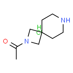 ChemSpider 2D Image | 1-(2,7-Diazaspiro[3.5]nonan-2-yl)ethan-1-one hydrochloride | C9H17ClN2O
