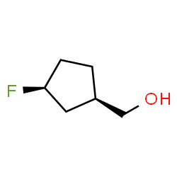ChemSpider 2D Image | [(1R,3S)-3-Fluorocyclopentyl]methanol | C6H11FO