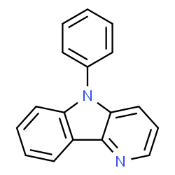 ChemSpider 2D Image | 5-Phenyl-5H-pyrido[3,2-b]indole | C17H12N2