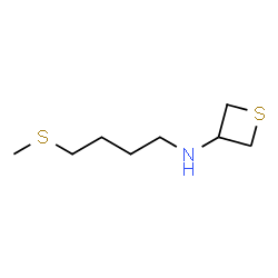 ChemSpider 2D Image | N-[4-(Methylsulfanyl)butyl]-3-thietanamine | C8H17NS2