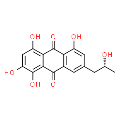 ChemSpider 2D Image | (−)-2′R-1-hydroxyisorhodoptilometrin | C17H14O7