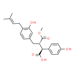 ChemSpider 2D Image | (−)-asperteretone A | C23H26O6