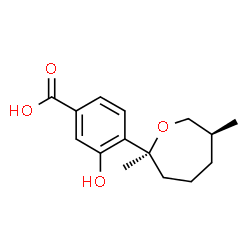 ChemSpider 2D Image | (7S,11S)-7,12-epoxysydonic acid | C15H20O4