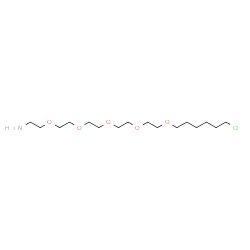 ChemSpider 2D Image | 21-Chloro-3,6,9,12,15-pentaoxahenicosan-1-amine | C16H34ClNO5