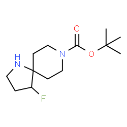 ChemSpider 2D Image | 2-Methyl-2-propanyl 4-fluoro-1,8-diazaspiro[4.5]decane-8-carboxylate | C13H23FN2O2
