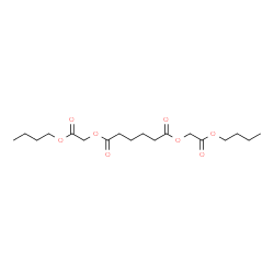 ChemSpider 2D Image | Bis(2-butoxy-2-oxoethyl) adipate | C18H30O8
