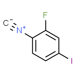 ChemSpider 2D Image | 2-Fluoro-4-iodo-1-isocyanobenzene | C7H3FIN