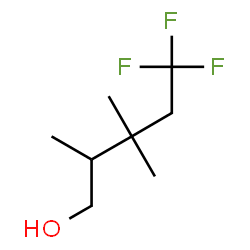 ChemSpider 2D Image | 5,5,5-Trifluoro-2,3,3-trimethyl-1-pentanol | C8H15F3O