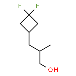 ChemSpider 2D Image | 3-(3,3-Difluorocyclobutyl)-2-methyl-1-propanol | C8H14F2O