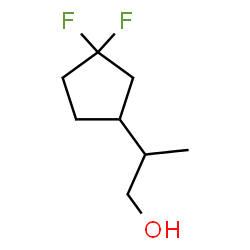 ChemSpider 2D Image | 2-(3,3-Difluorocyclopentyl)-1-propanol | C8H14F2O