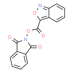 ChemSpider 2D Image | 2-[(2,1-Benzoxazol-3-ylcarbonyl)oxy]-1H-isoindole-1,3(2H)-dione | C16H8N2O5