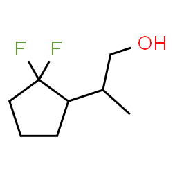 ChemSpider 2D Image | 2-(2,2-Difluorocyclopentyl)-1-propanol | C8H14F2O