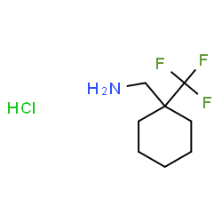 ChemSpider 2D Image | 1-[1-(Trifluoromethyl)cyclohexyl]methanamine hydrochloride (1:1) | C8H15ClF3N