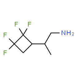 ChemSpider 2D Image | 2-(2,2,3,3-Tetrafluorocyclobutyl)-1-propanamine | C7H11F4N
