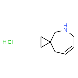 ChemSpider 2D Image | 5-Azaspiro[2.6]non-7-ene hydrochloride (1:1) | C8H14ClN