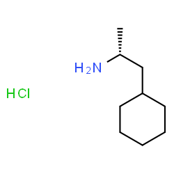 ChemSpider 2D Image | (2R)-1-Cyclohexyl-2-propanamine hydrochloride (1:1) | C9H20ClN
