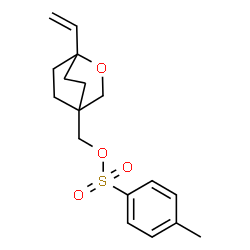 ChemSpider 2D Image | (1-Vinyl-2-oxabicyclo[2.2.2]oct-4-yl)methyl 4-methylbenzenesulfonate | C17H22O4S