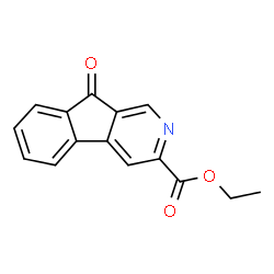 ChemSpider 2D Image | Ethyl 9-oxo-9H-indeno[2,1-c]pyridine-3-carboxylate | C15H11NO3