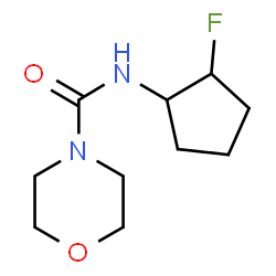 ChemSpider 2D Image | N-(2-Fluorocyclopentyl)-4-morpholinecarboxamide | C10H17FN2O2