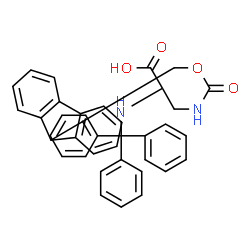 ChemSpider 2D Image | 3-{[(9H-Fluoren-9-ylmethoxy)carbonyl]amino}-N-tritylalanine | C37H32N2O4