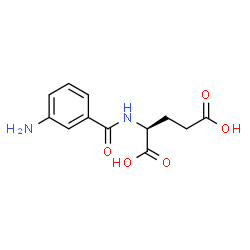 ChemSpider 2D Image | N-(3-Aminobenzoyl)-L-glutamic acid | C12H14N2O5