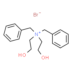 ChemSpider 2D Image | N,N-Dibenzyl-2-hydroxy-N-(2-hydroxyethyl)ethanaminium bromide | C18H24BrNO2