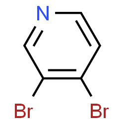 ChemSpider 2D Image | 3,4-Dibromopyridine | C5H3Br2N