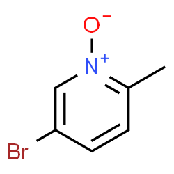 ChemSpider 2D Image | 5-Bromo-2-methylpyridine 1-oxide | C6H6BrNO