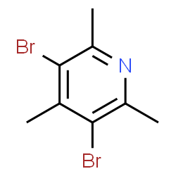 ChemSpider 2D Image | 3,5-DIBROMO-2,4,6-TRIMETHYLPYRIDINE | C8H9Br2N
