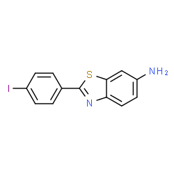 ChemSpider 2D Image | 2-(4-Iodophenyl)-1,3-benzothiazol-6-amine | C13H9IN2S