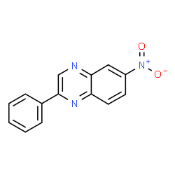 ChemSpider 2D Image | 6-Nitro-2-phenylquinoxaline | C14H9N3O2