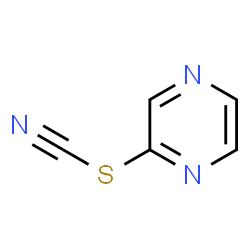 ChemSpider 2D Image | 2-Pyrazinyl thiocyanate | C5H3N3S