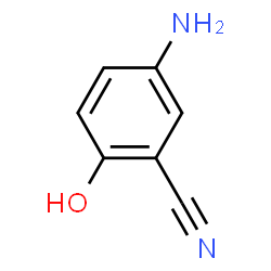 ChemSpider 2D Image | 5-Amino-2-hydroxybenzonitrile | C7H6N2O