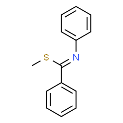 ChemSpider 2D Image | Methyl N-phenylbenzenecarbimidothioate | C14H13NS