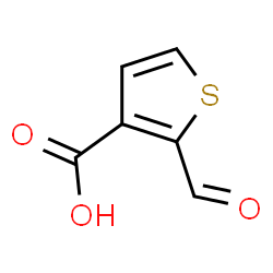 ChemSpider 2D Image | 2-Formyl-3-thiophenecarboxylic acid | C6H4O3S