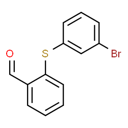 ChemSpider 2D Image | 2-[(3-Bromophenyl)sulfanyl]benzaldehyde | C13H9BrOS