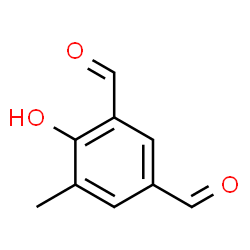 ChemSpider 2D Image | 4-Hydroxy-5-methylisophthalaldehyde | C9H8O3