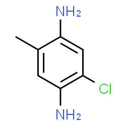 ChemSpider 2D Image | 4-chloro-2,5-diaminotoluene | C7H9ClN2