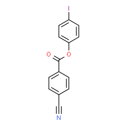 ChemSpider 2D Image | 4-Iodophenyl 4-cyanobenzoate | C14H8INO2