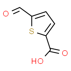 ChemSpider 2D Image | 5-Formyl-2-thiophenecarboxylic acid | C6H4O3S