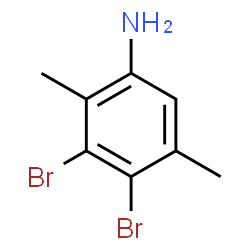 ChemSpider 2D Image | 3,4-Dibromo-2,5-dimethylaniline | C8H9Br2N