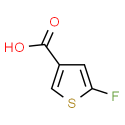 ChemSpider 2D Image | 5-Fluoro-3-thiophenecarboxylic acid | C5H3FO2S