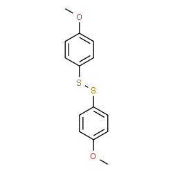 ChemSpider 2D Image | p-methoxyphenyl disulfide | C14H14O2S2