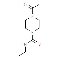 ChemSpider 2D Image | 4-Acetyl-N-ethyl-1-piperazinecarboxamide | C9H17N3O2